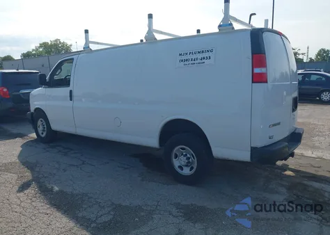 2019 Chevrolet Express 3500 Work Van from USA, damaged, VIN 1GCZGHFG0K1304318